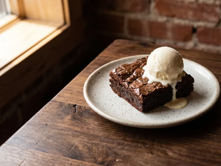 Brownie c/ Sorvete